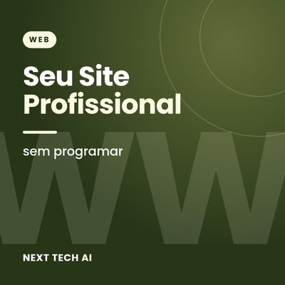 Crie seu Site Profissional Sem Programar