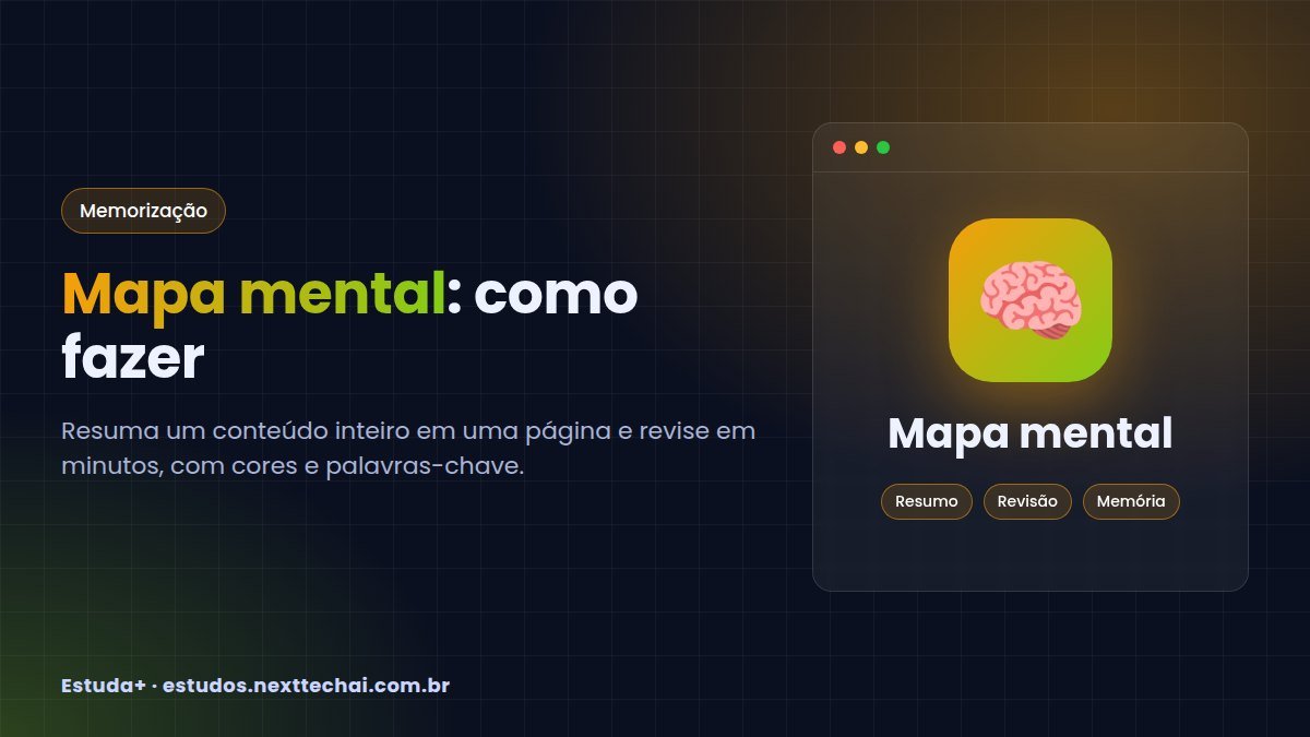 Mapa mental: como fazer e usar para memorizar mais